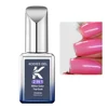 KODIES GEL Glitter Top Coat Aurora Chrome Gel Nail Polish 2 IN 1 Sparkle Shimmery Pink Nail Gel Finish Topcoat All for Manicure 6