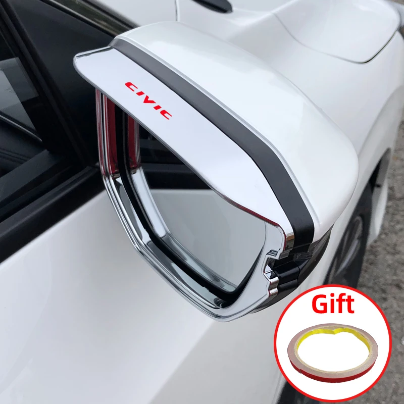 For Honda Civic Ten Generation Civic Protector Rain Cover Car Rearview Mirror Eyebrow Rain Cover