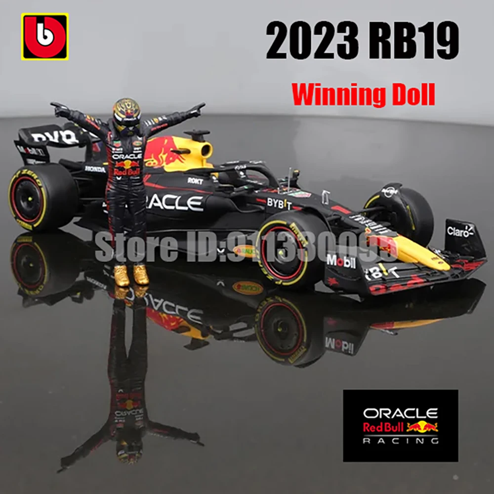 Bburago 1:24 2023 F1 レッドブル レーシング RB19+優勝人形 1