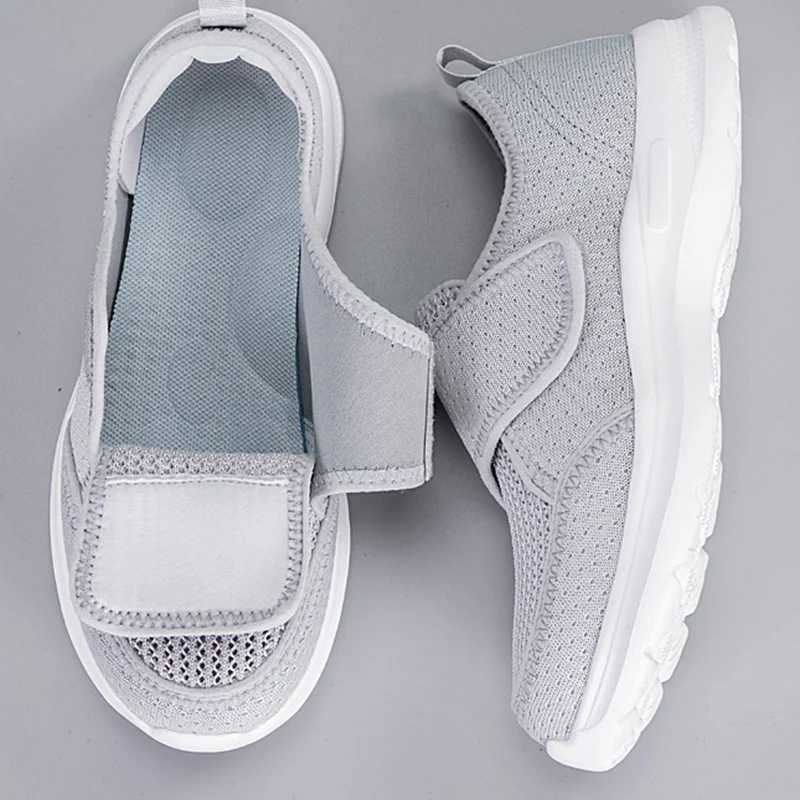 New Women Orthopedics Wide Feet Swollen Walking Casual Shoes Unisex Thumb Eversion Adjusting Soft Comfortable Diabetic Man Shoes 4