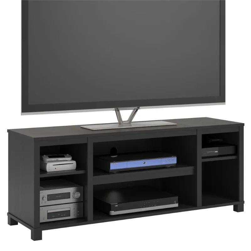 

Mainstays Parsons TV Stand for TVs Up To 50", （Black Oak/Canyon Walnut）optional