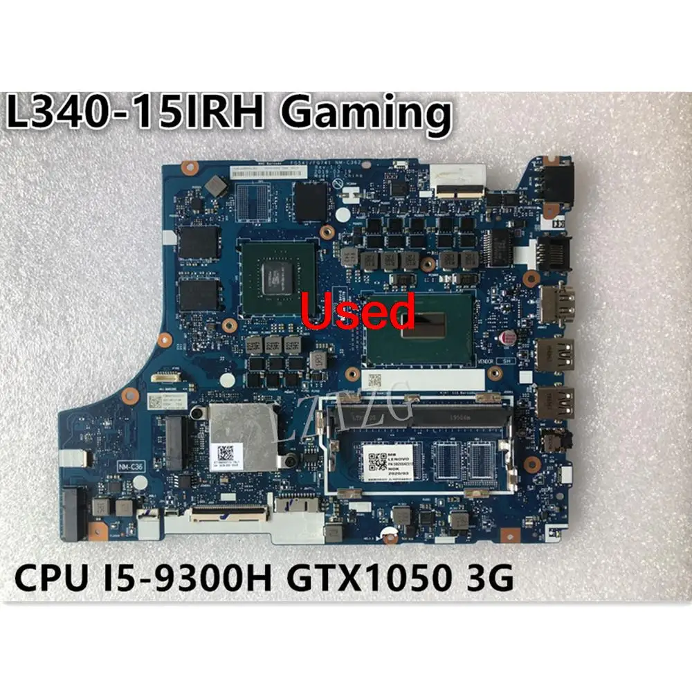 Utilizzato Per La Scheda Madre Della Scheda Madre Del Computer Portatile Da Gioco Lenovo Ideapad L340-15Irh Cpu I5-9300H Gtx1050 3G Fru Muslimah