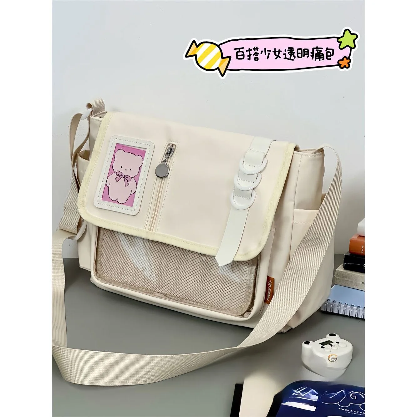 バッグ y2k japanese label goss bag Y2K Japanese Harajuku School Bags For Teenage Girls New 2024