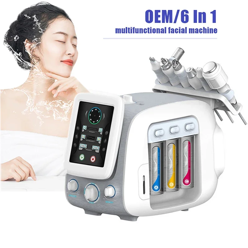 Professional Hydrogen Oxygen Dermabrasion Machine Hi-drifting Bubble Skin Care Moisturizer Aqua Facial Device For Skin Cleansing