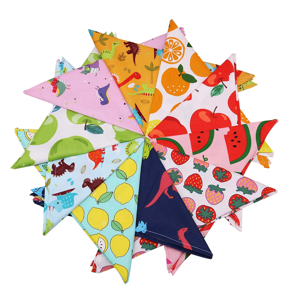 Title 18, 1 Pcs Dog Accessories Cotton Dog Bandana Scarf ...