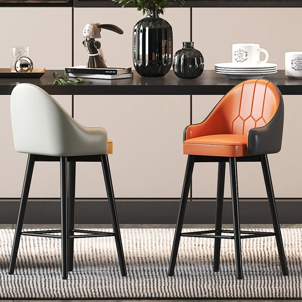 Modern Luxury Bar Stools Unique Designer Nordic Bedroom High Chairs Barber Minimalist Tabourets De Bar Interior Decorations