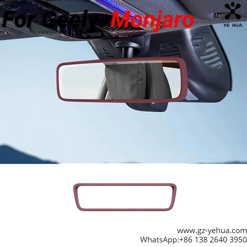 For GEELY Monjaro Manjaro Xingyue L KX11 Silicone Protective Cover for Interior Rearview Mirror Car Interior Ornament