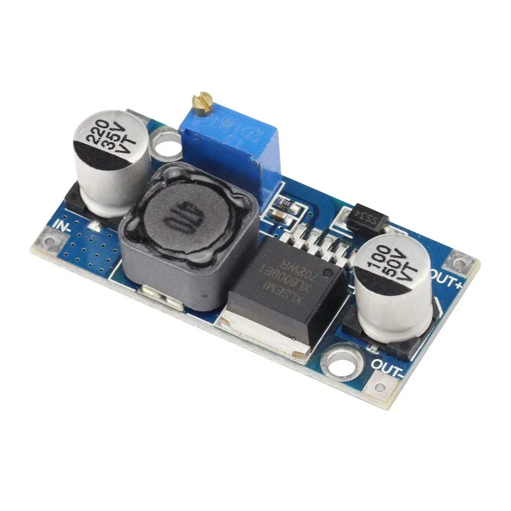 Voltage Converter Module 3Pcs XL6009 DC-DC Buck Boost 4A 400KHz Adjustable Switch 3.8-30V to 1.25-35V Power Supply