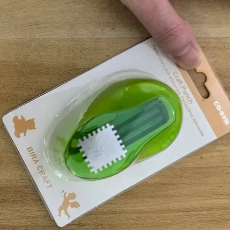 펀치 톱니형 펀처 엠보서 신제품 2x1.8cm 스탬프 모양 공예 펀치 엠보싱 기계 원형 구멍