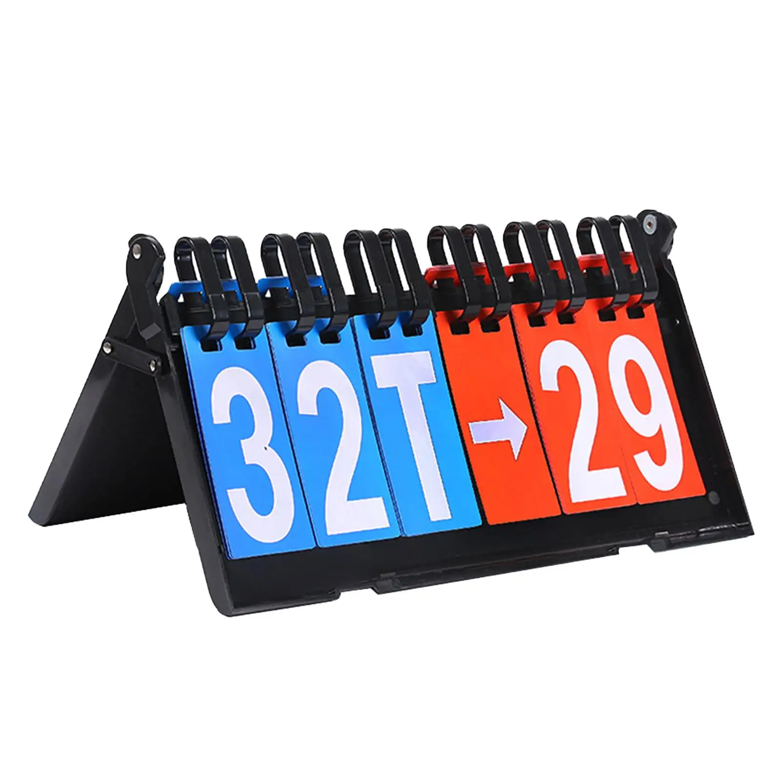

Scorekeeper Foldable Pingpong Waterproof Tabletop Scoreboard Flip for Badminton Sports Competition Teams Football Baseball