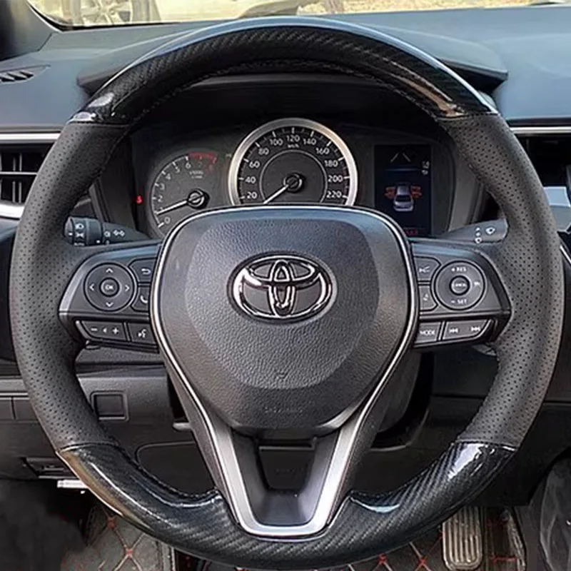 

Сделай Сам, ручная работа, углеродное волокно, натуральная кожа, фотосессия для Toyota Avalon Camry Crown 2018-2020 RAV4 2019-2021