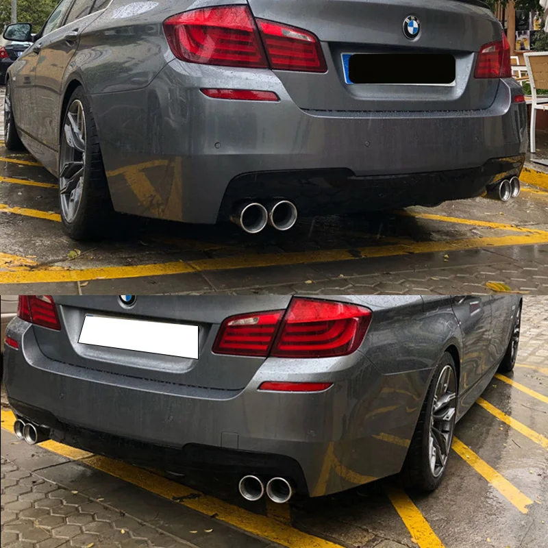 エキゾーストマフラーチップ,デュアルエキゾーストパイプ,bmw f10,f11