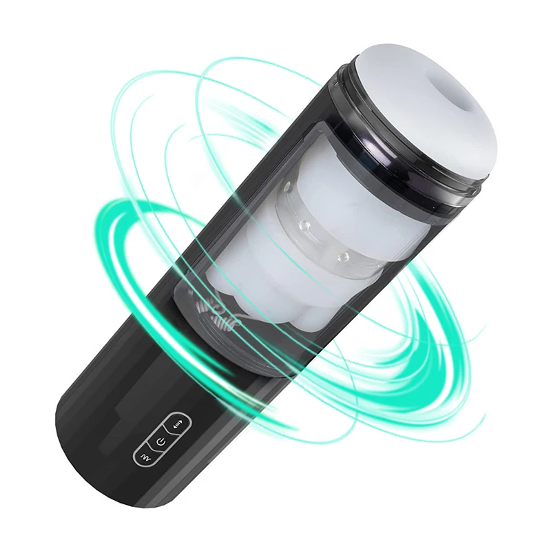 Automatic Sucking Telescopic Rotating Masturbator Cup For Men_voghion.com