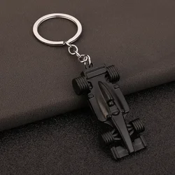 Sleek Racing Car Keychain Accessory (Black)