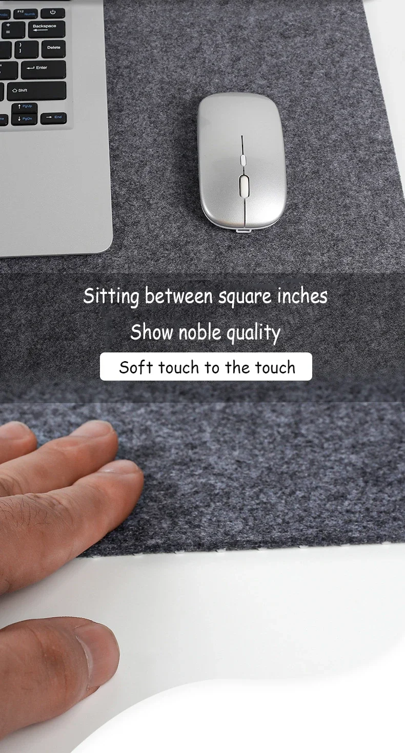 Sous Main Bureau Office Depot Sous-main De Bureau En Feutre Durable, Tapis De Souris Lisse Avec Porte-stylo, Tapis De Protection Fin Pour Le Bureau, La Maison, L'école, 50 X 29 Cm Sous