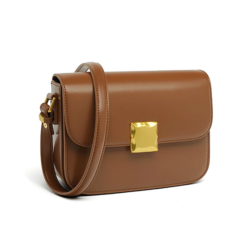 Rectangular Women's One shoulder Diagonal Bag Women's Solid Color ...