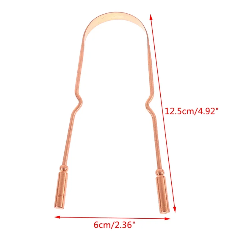 Scraper Oral Cleaner Brush Fresh Pure Copper 1Pc Tongue Cleaning Hygiene For Men And Women High Quality Tounge Scraper 3 Styles