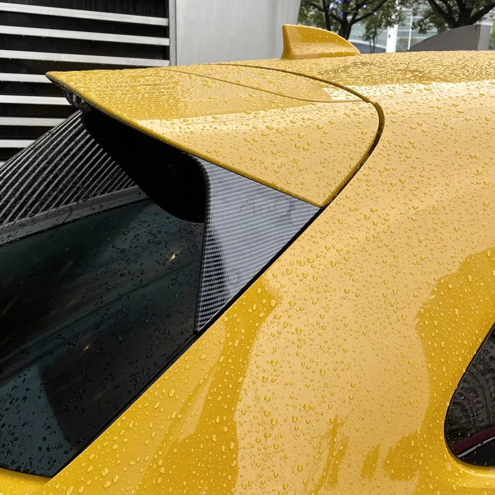 

Accessories For Honda HR-V 2022 2023 Rear Window Spoiler Side Cover Molding Garnish Carbon Fiber