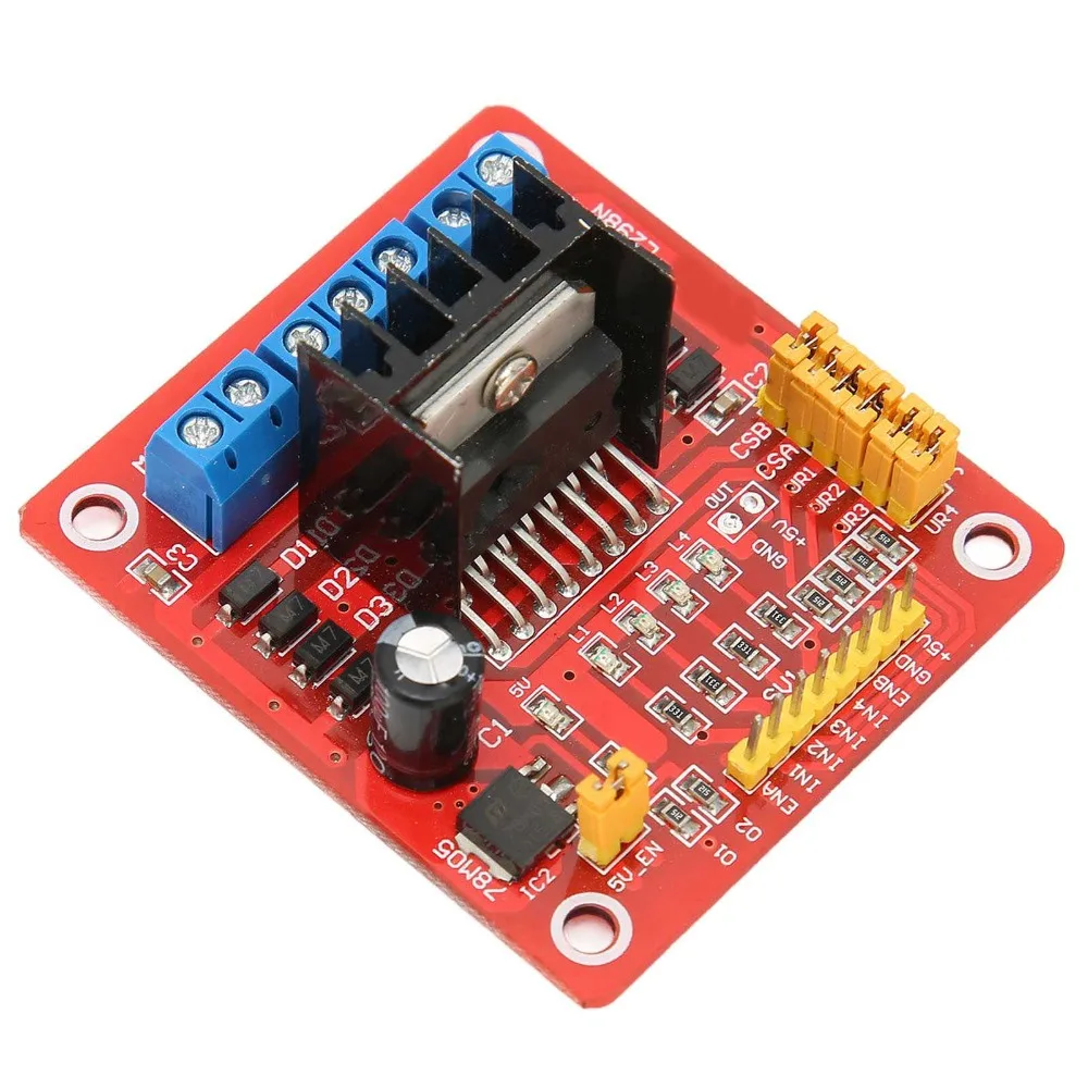 L298N 스테퍼 모터 드라이버 모듈 5V-35V 듀얼 H 브리지 듀얼 H 브리지 ..