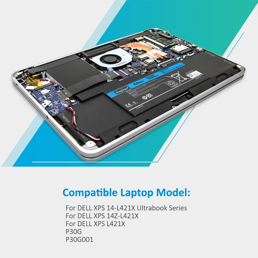 Bateria do Portátil com Número de Rastreamento Dell Xps 14 L421x Ultrabook 14 L421x L421z C1jkh Ffk56 14.8v 69wh Kingsener4rxfk - Imagem 3