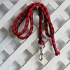 16mm 2m 2.5m 3m 4m thick braided horse rope with thick silver alloy large hook pet rope four-strand weave 2