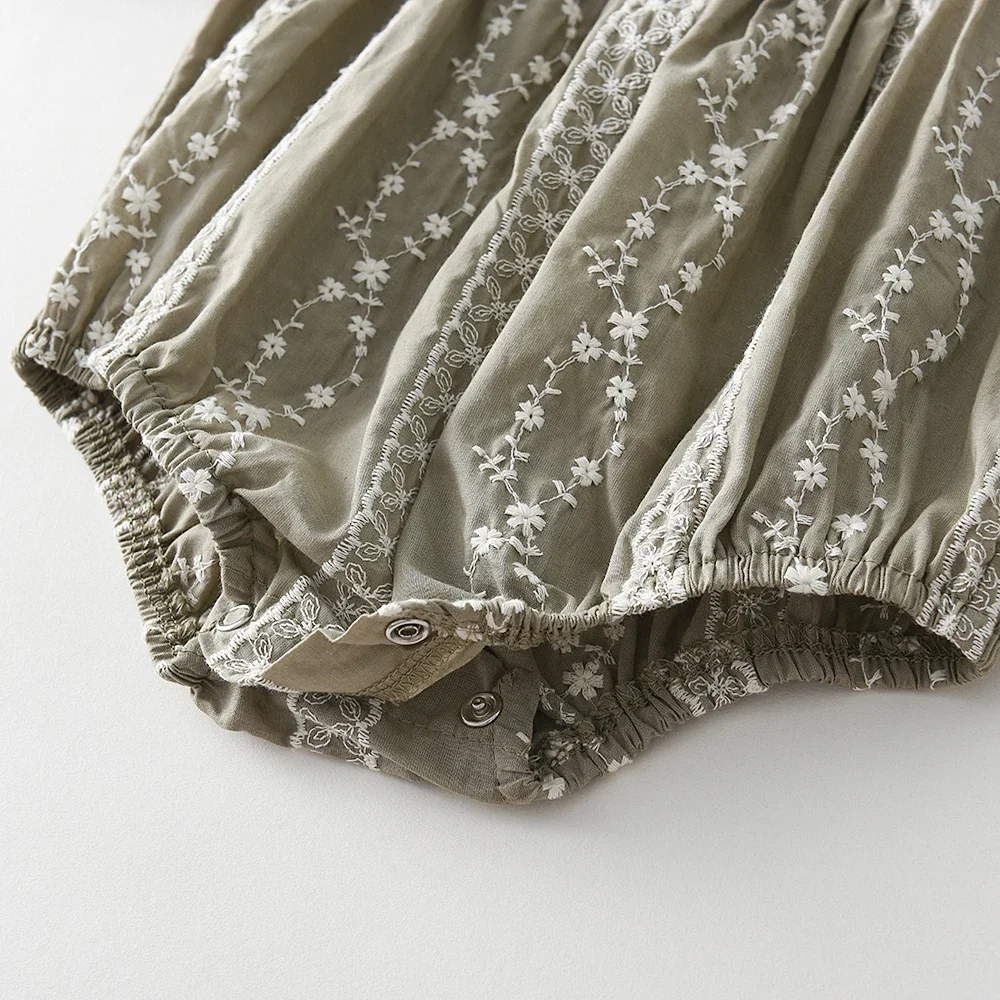 الربيع القطن الدانتيل الرضع فتاة ارتداءها طويلة ال...