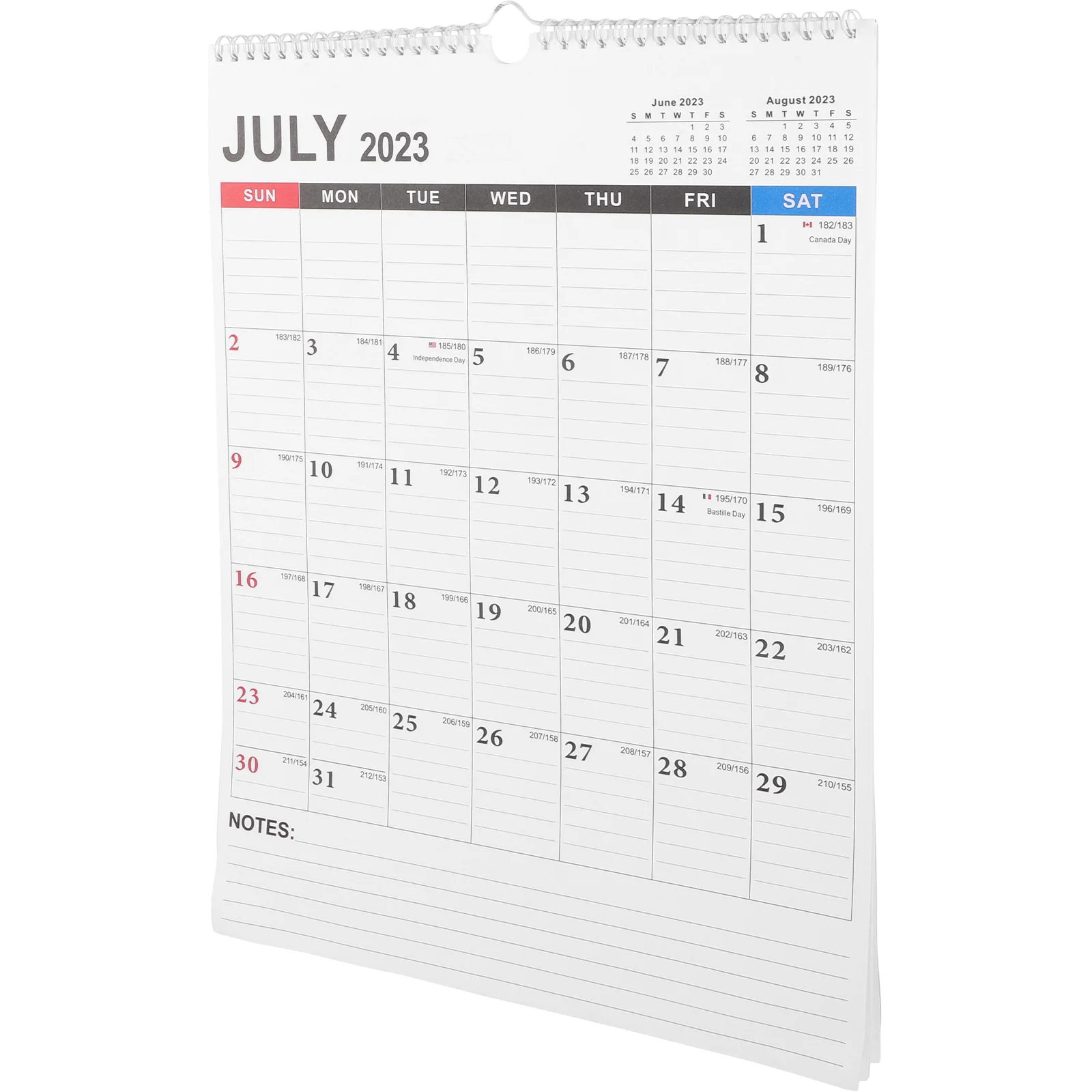 

Dates Home Desk Calendar Wall Calendar Large English Calendar 2023-2024 for Home School Office Student for Appointment