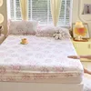 100% Cotton Fitted Sheet Floral Style Bed Cover Skin-friendly Bedsheet 90/100/120/150/180cm Bed Linen sabanas (No Pillowcase) 3