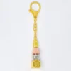 Feng Shui White Umbrella Goddess Pagoda Peace ＆ Luck Amulet Keychain Protect Traditional Keyring 3