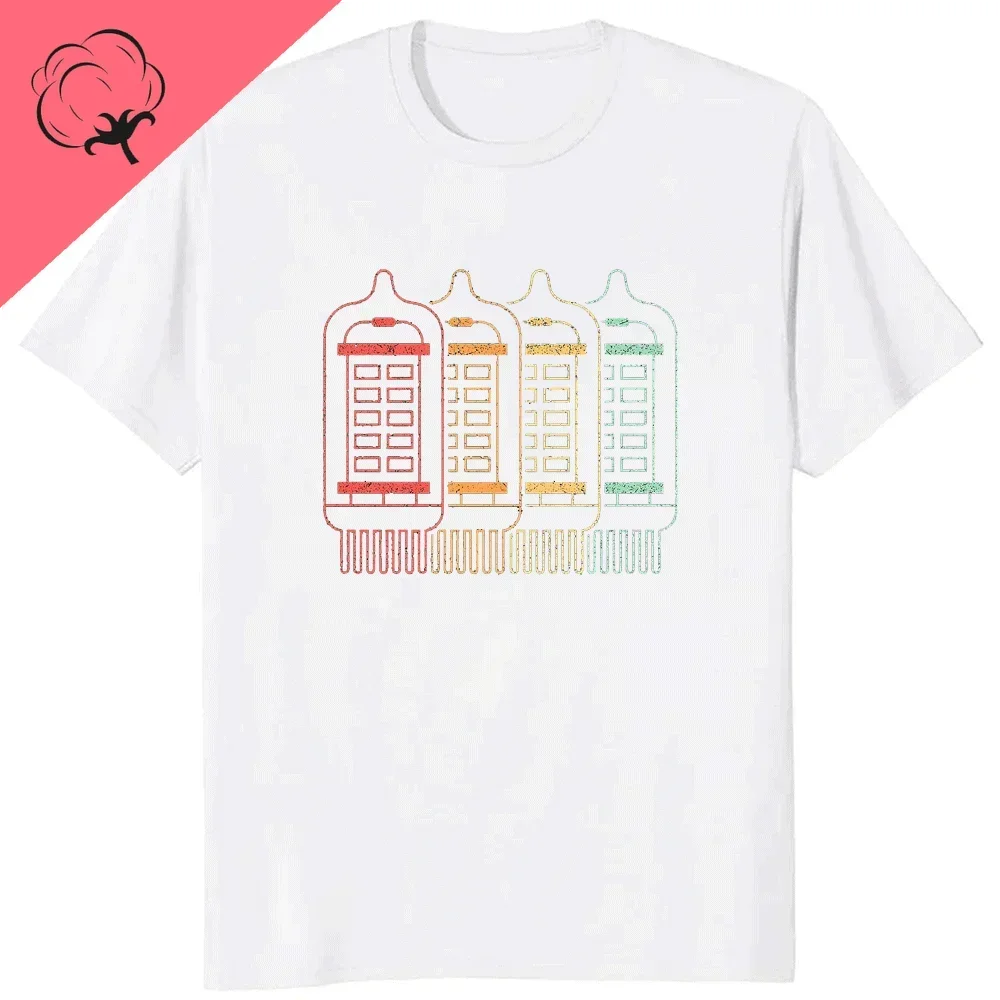 Vintage VU Meter Sound Engineer Graphic Cotton T-Shirt