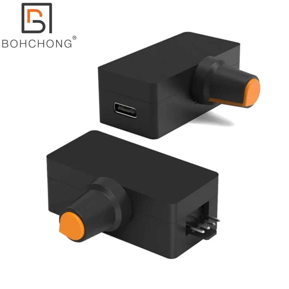 Мощный Type C контроллер скорости ШИМ 12 В 4-контактный вентилятор с функцией быстрой зарядки PD QC, источник питания «сделай сам», радиатор водяного охлаждения