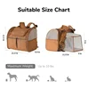 Cat Backpack for Travel & Outdoor Oxford Fabric Pet Carrier with Expandable Breathable Space Capsule Design Backpack for Cats 3