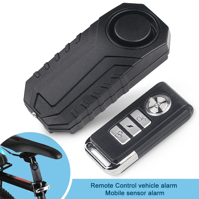 113DB Wireless Motorcycle Alarm Remote Control Waterproof Bicycle Alarm for Moto Electric Anti-Theft Bike Alarm for Motorcycle remote waterproof speaker microphone mic ptt for hytera pd580 pd700 pd700g pd702 pd702g walkie talkie two way radio