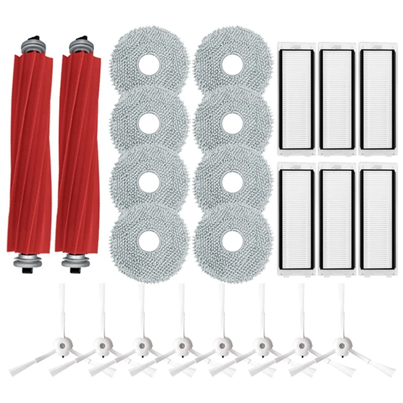 

For Roborock Q Revo / P10 Robot Vacuums Cleaner Accessory Main Side Brush Hepa Filter Mop Cloths Dust Bag Spare Parts Parts