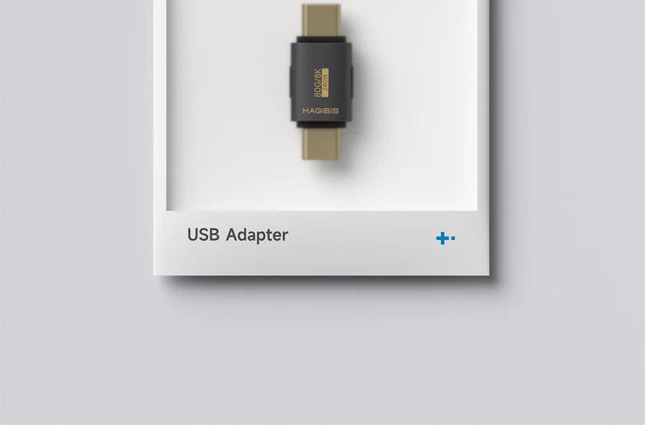 Hagibis USB-C Male to Male Adapter 80Gbps High-Speed