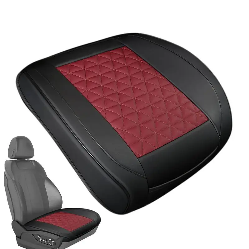 

Universal Car Seat Cover Breathable PU Leather Pad Mat For Auto Chair Cushion Car Front Seat Cover Four Seasons Anti Slip Mat