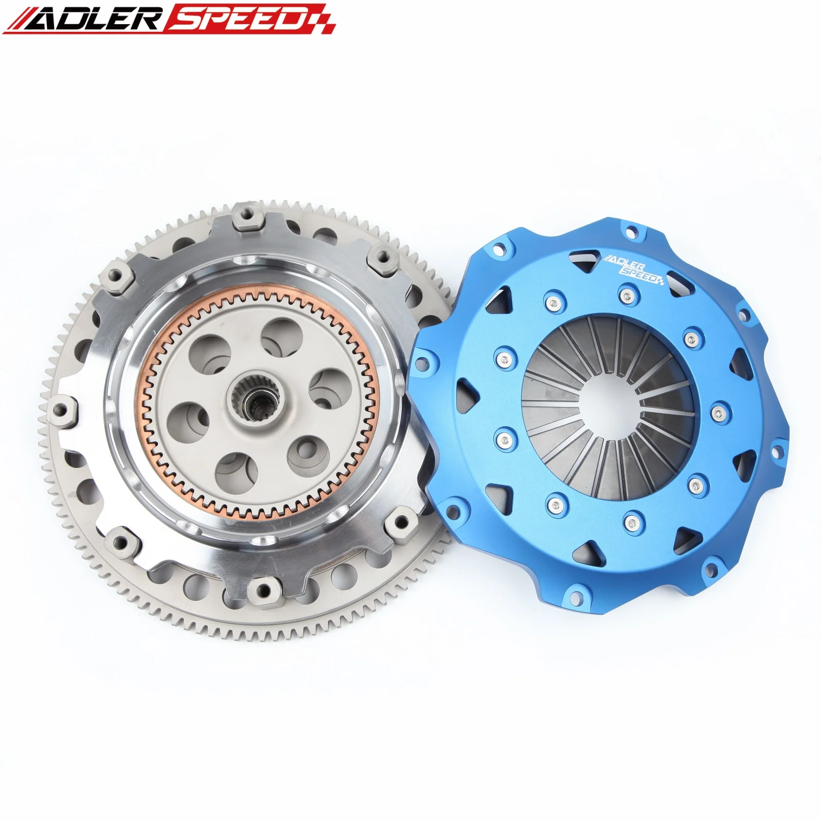 04-05년식 BMW 325 330 530 E46 E60 E83 E85 E86 X3 Z4 M54 6단 ADLERSPEED 8.5인치(215mm) 레이스 클러치 키트 트윈 디스크 + 플라이휠