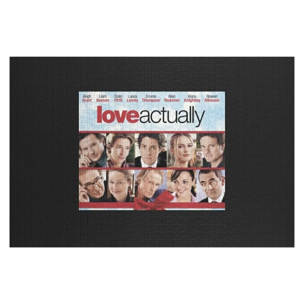 

Love Actually Film with Hugh Grant Jigsaw Puzzle Wood Photo Personalized Wooden Boxes Customizable Child Gift Puzzle