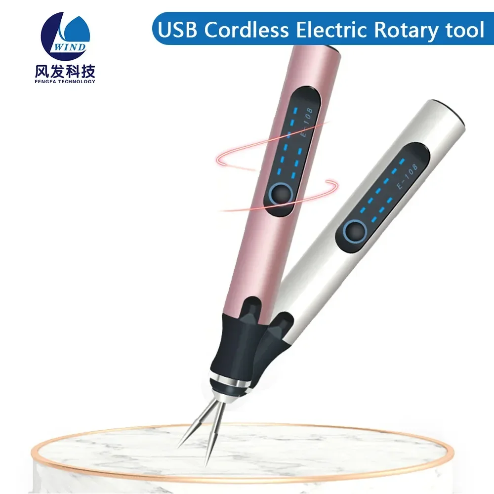 

Electric Grinder Hand Tools Rotary Tool Engraving Pen Mini Drill Wireless Polisher 3.6v Usb Cordless Woodworking For Jewelry