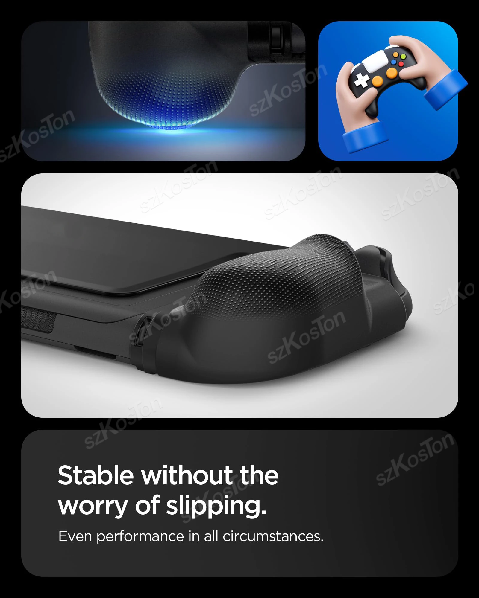 Enhanced Ergonomic Protective Case with Handle Grip