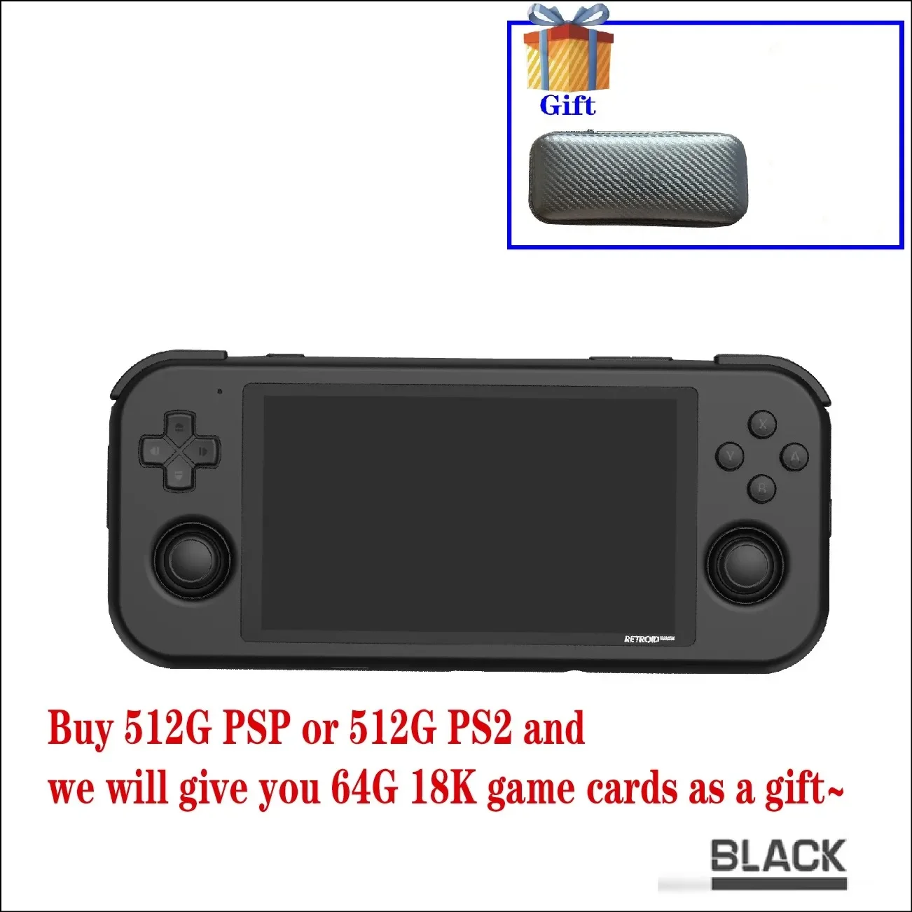 RETROID POCKET 3＋ ブラック Retroid Pocket 3 - DROIX Global