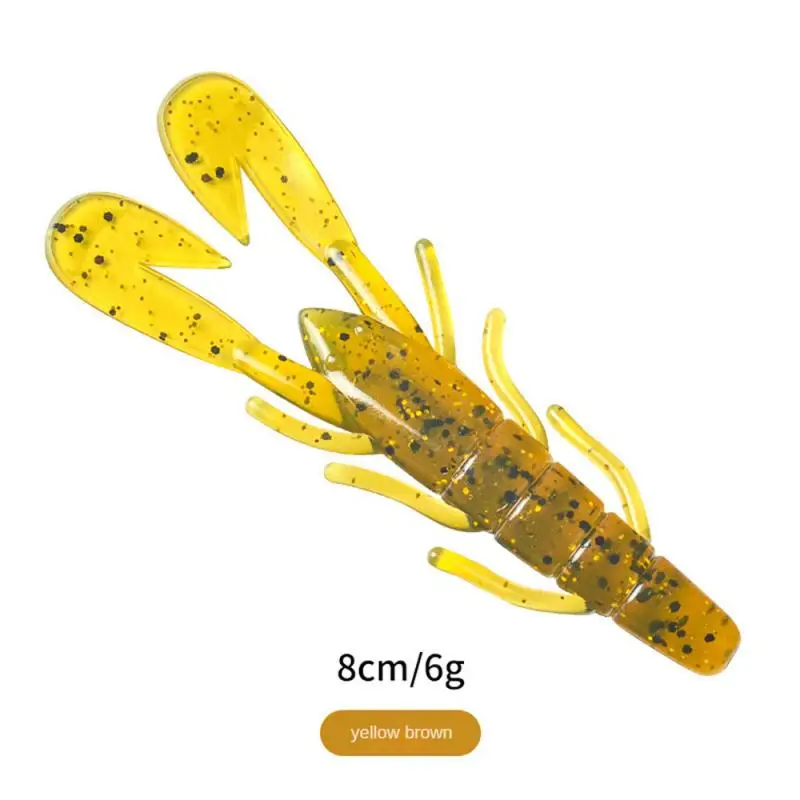 

Bionic приманка, силиконовая плавающая креветка, перевернутая рыболовная свинцовая крючок, искусственная рыба-мандарин, рыболовное снаряжение, Мягкая приманка-креветка