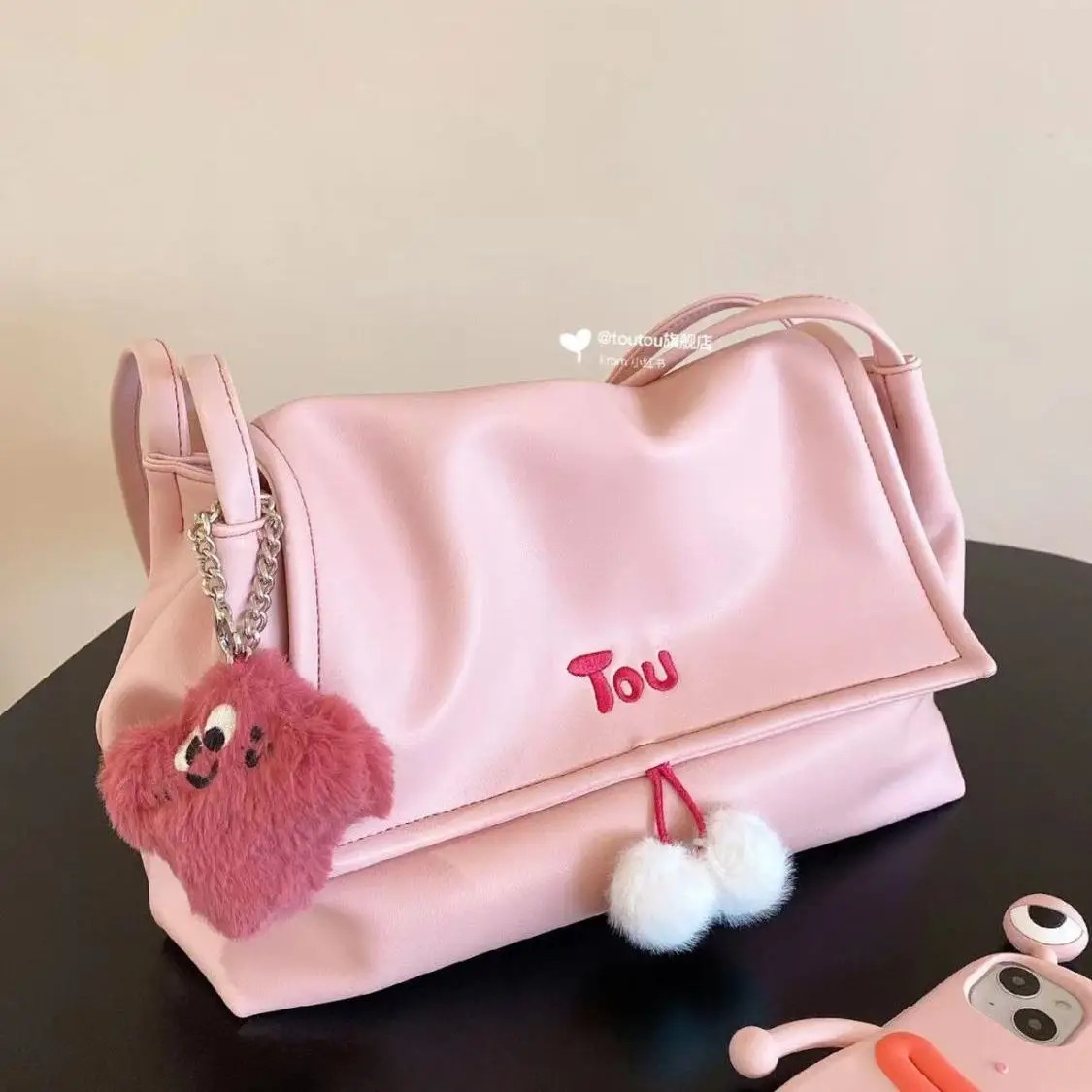 Miyagawa Female 2023 New Fashion Tote Bag Versatile Large Capacity Commuter Leisure Women's Bag Korean Underarm Bag 2