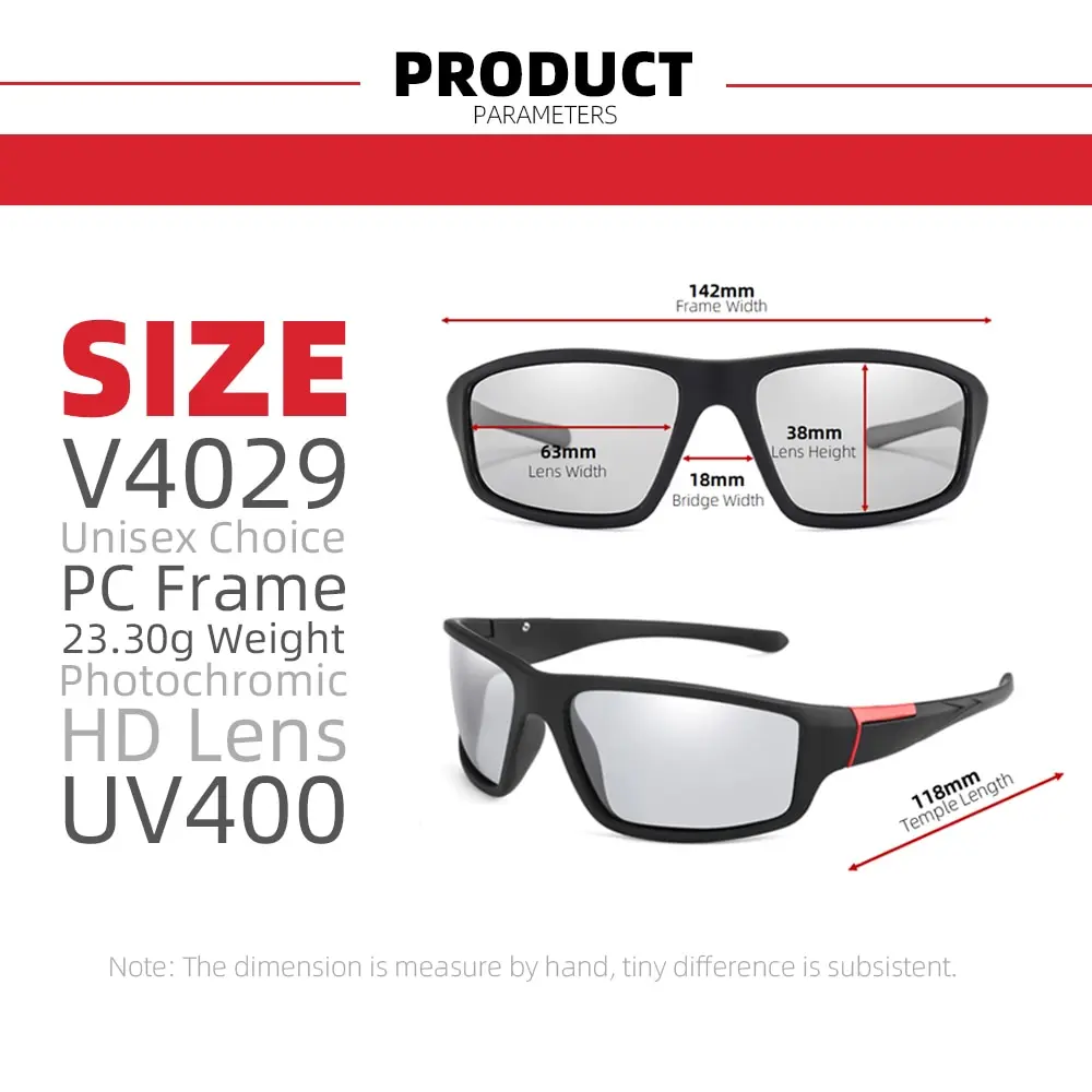 Photochromic Bicycle Sunglasses Sier Lens Mens Women Sports Sun Glasses Sunglass Polarized Bike Rid Eyewears for_voghion.com