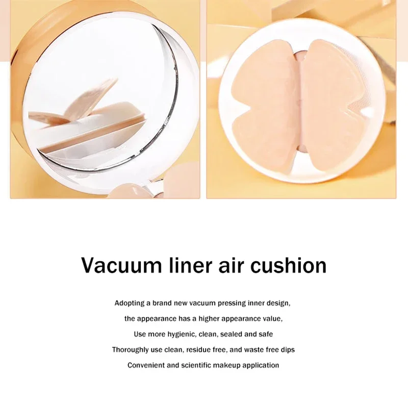 Air Cushion BB Cream Butterfly Powder Puff Moisturizing Foundation Concealer Whitening Oil-control Waterproof Makeup Cosmetics 2