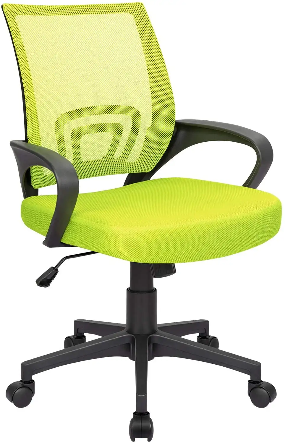 

Vineego Mid-Back Mesh Office Desk Chair Ergonomic Height Adjustable Computer Chair with Lumbar Support and Armrest Green