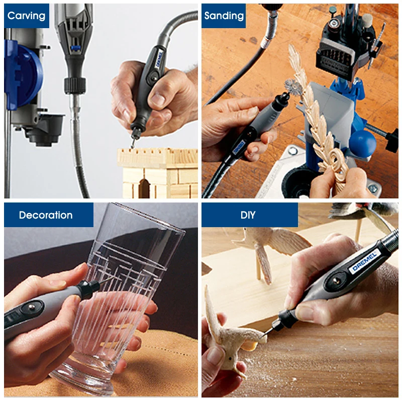 Dremel 225-01 36 플렉스 샤프트 어태치먼트 로터리 툴 컴포트 그립 전기 그라인더 300 3000 400 4000 398 395