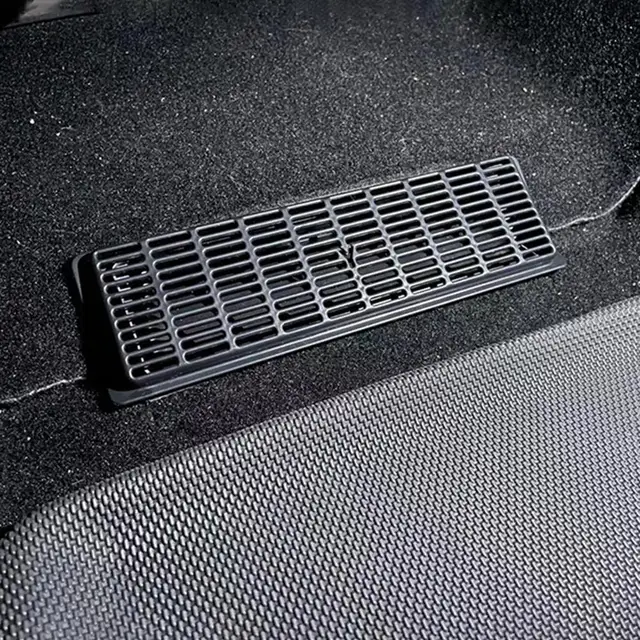 2Pcs Under Seat Air Vent Anti-blocking Dust Cover Under Seat Air Vent Cover Under Seat Outlet Protector for Tesla Model Y Parts 2