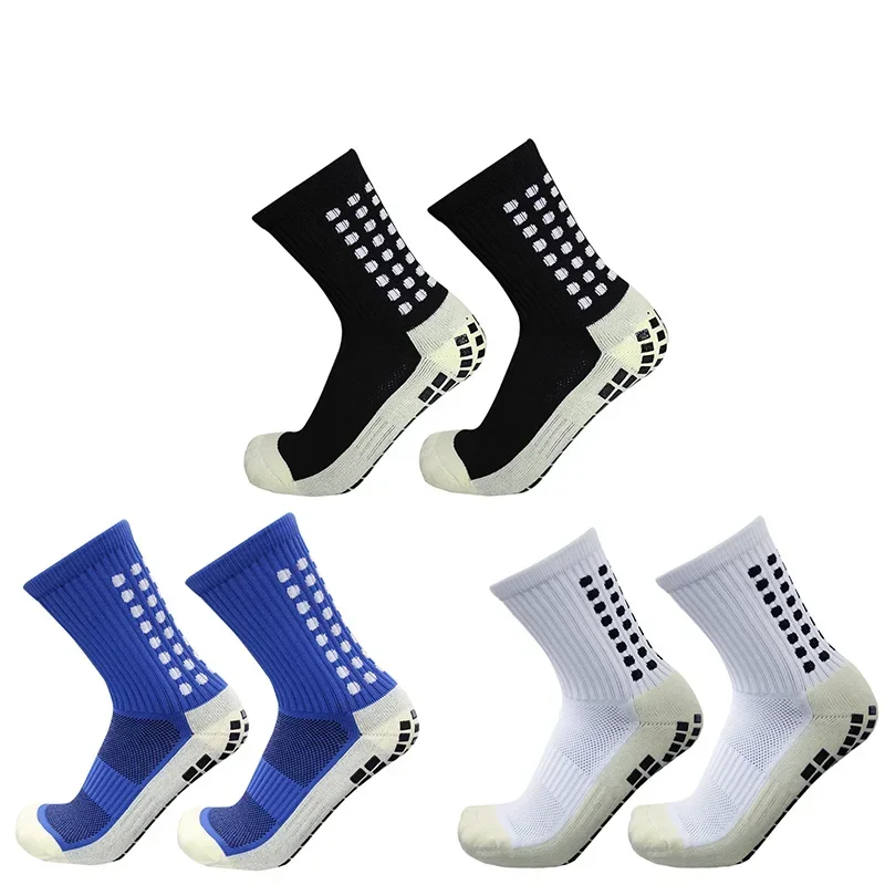 

Men Women Sports Football Socks Silicone Non-Slip Grip Soccer Socks calcetas antideslizantes de futbol