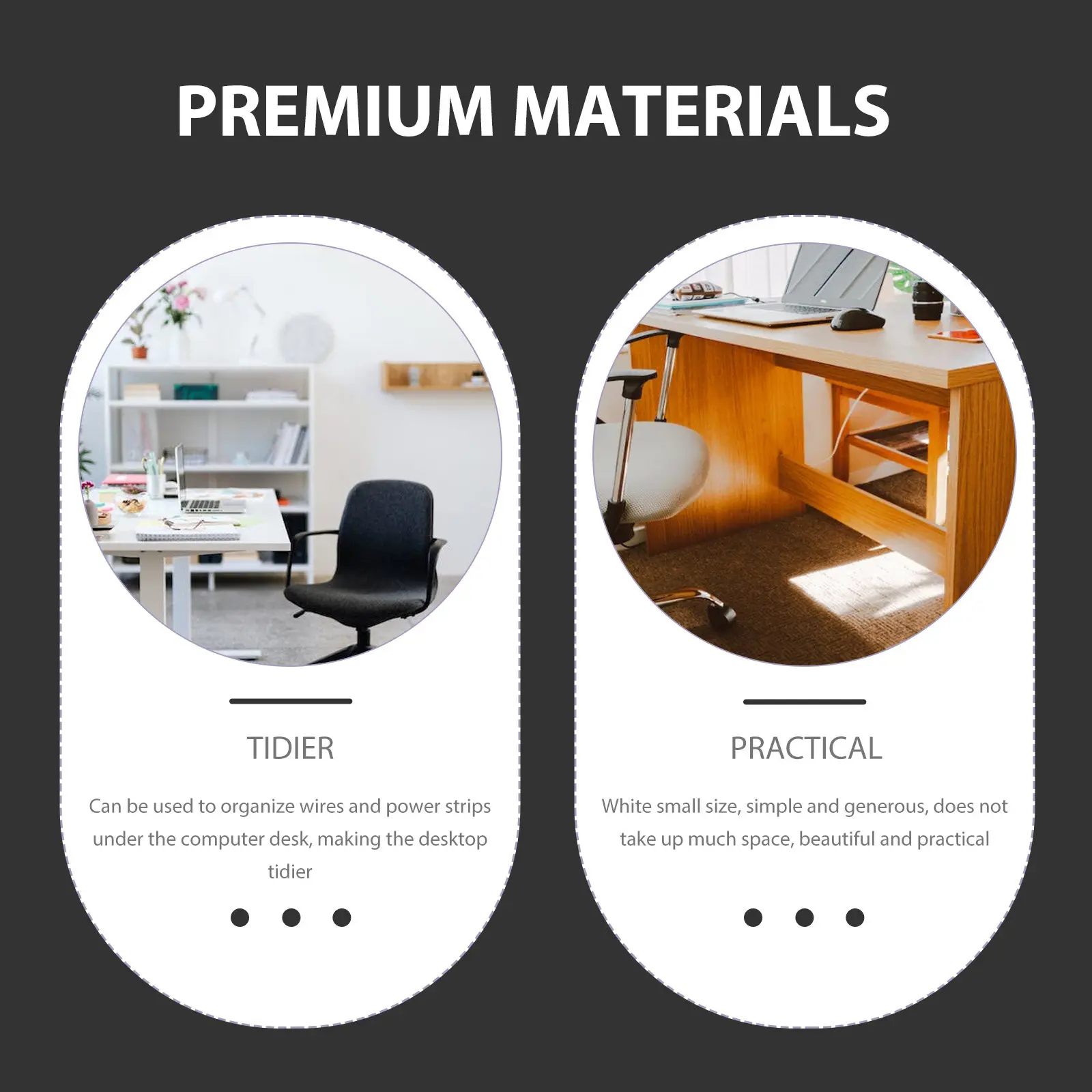 책상 아래 케이블 정리 선반 화이트 철제 다기능 와이어 정리함 책상 케이블 정리 트레이 테이블 아래 코드 정리함